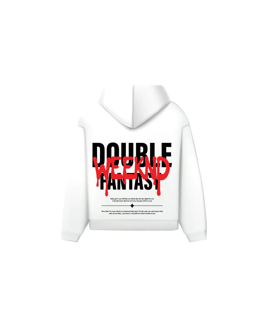 White Weekend Hoodie
