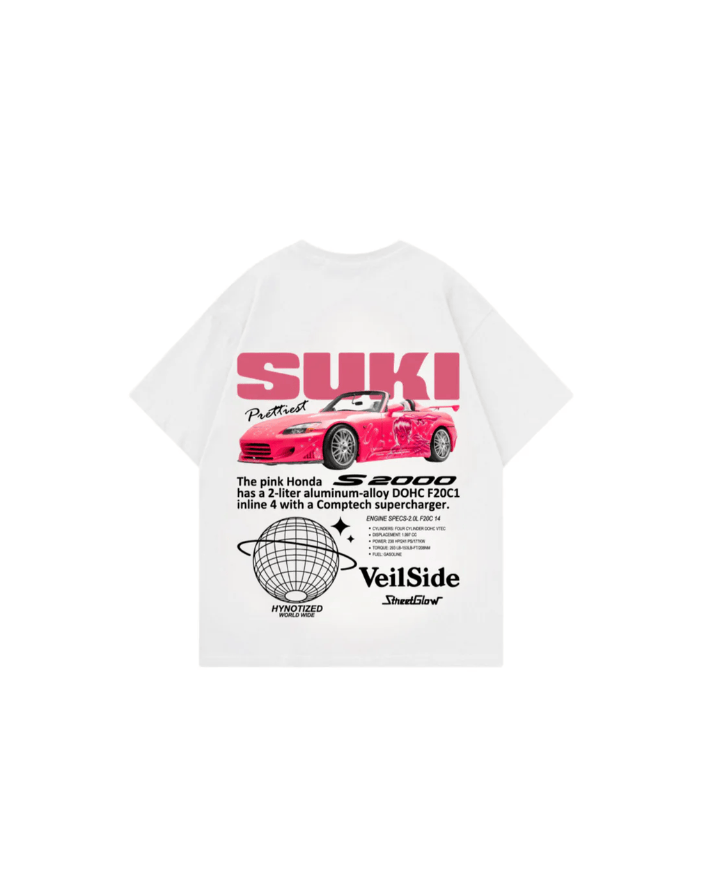 White Suki Tee