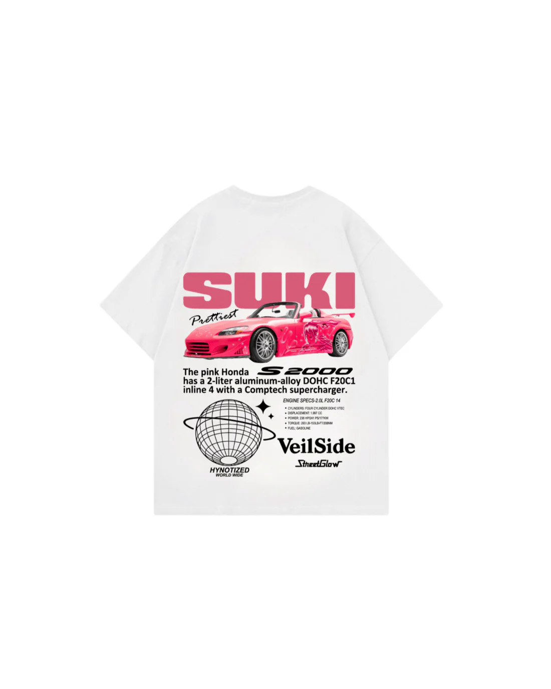 White Suki Tee