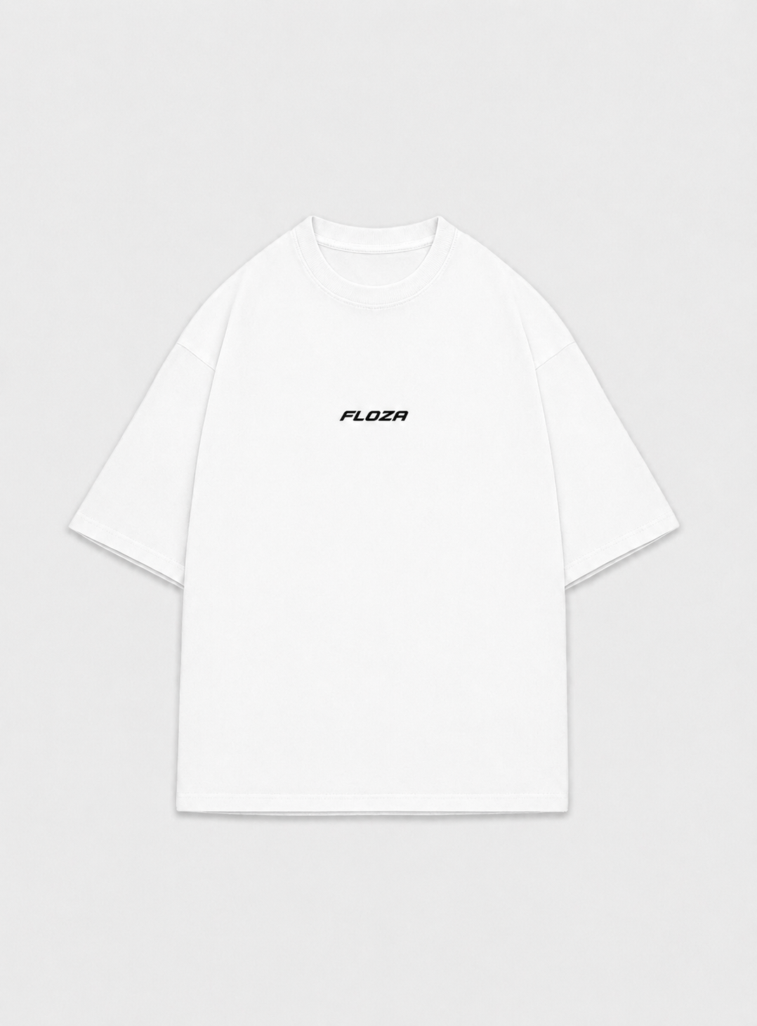 FLOZA Essential Oversized Tee — White