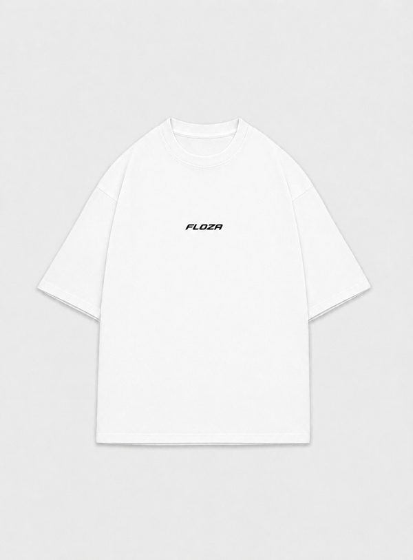 FLOZA Essential Oversized Tee — White