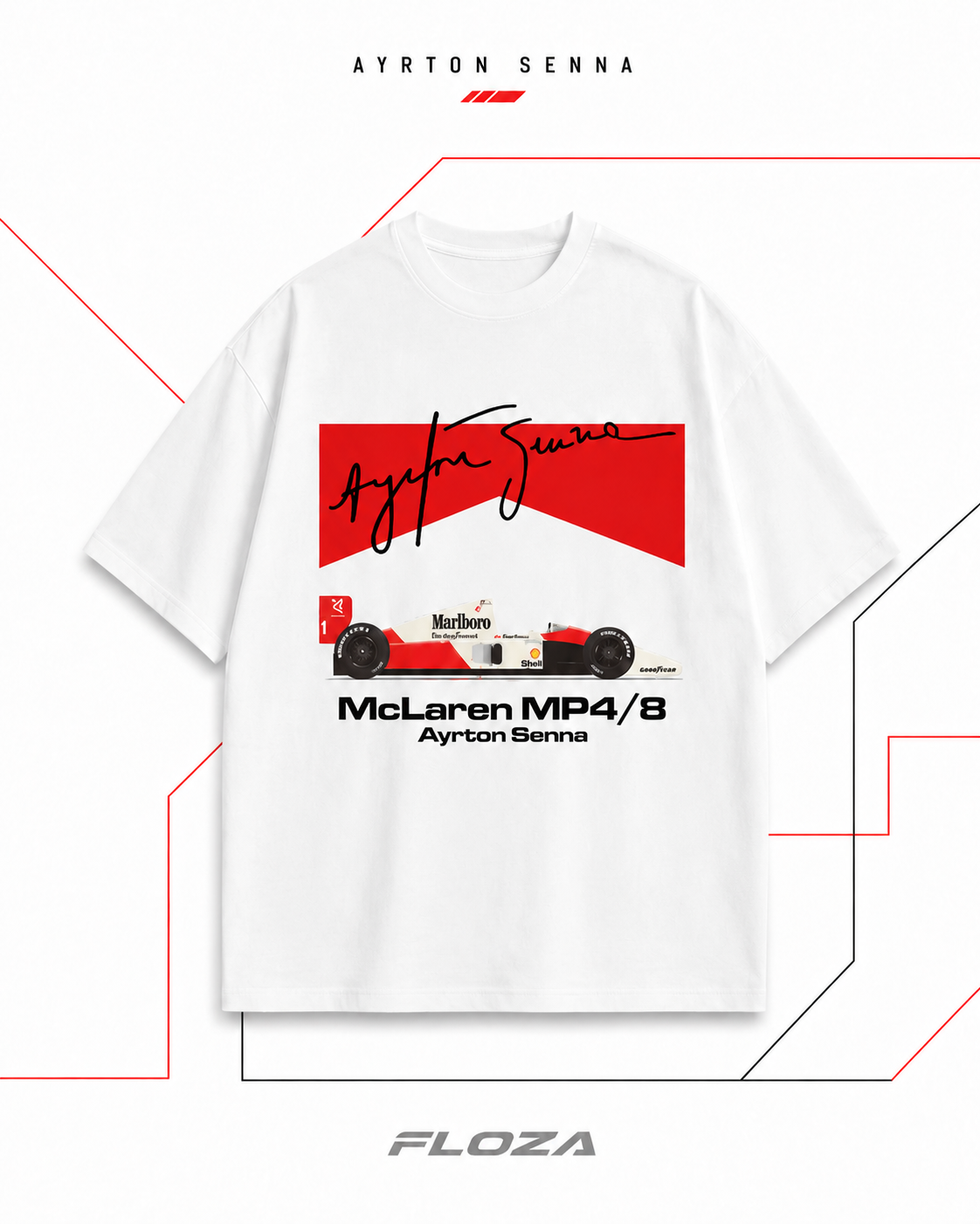White McLAREN Tee