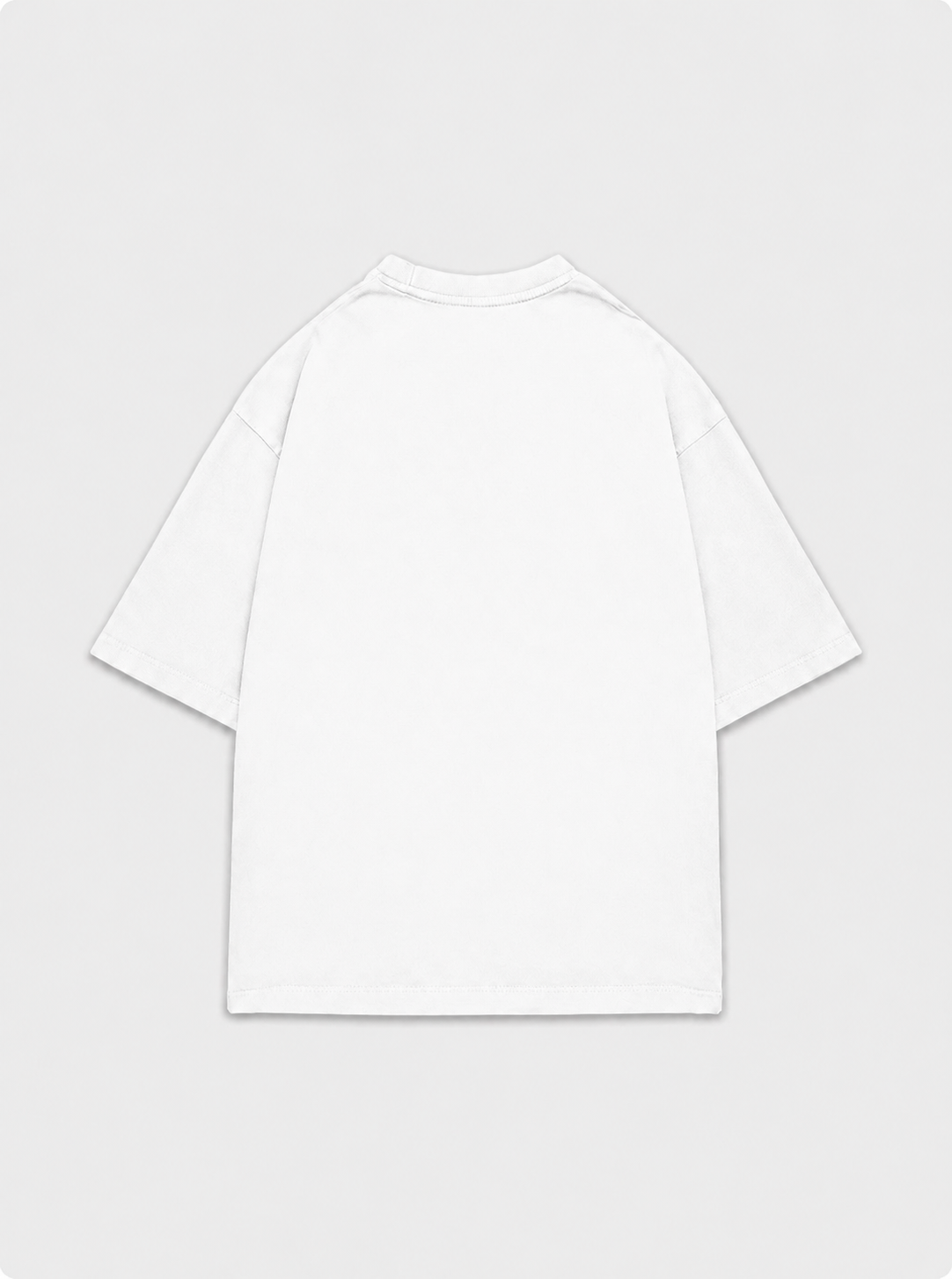 FLOZA Essential Oversized Tee — White