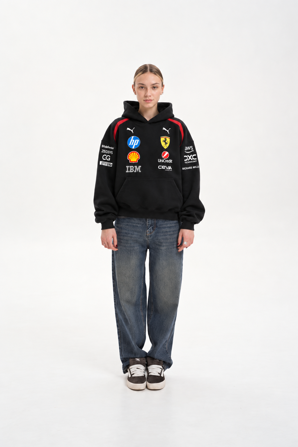 Black Ferrai Hoodie