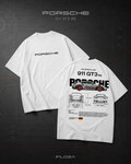 White Porsche GT3 Tee