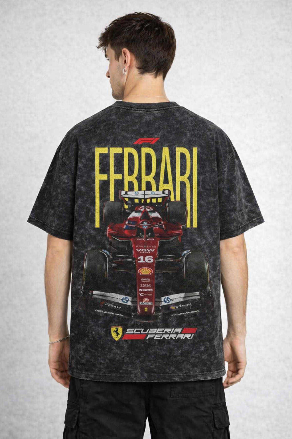 Ferrari Oversized Acid Wash