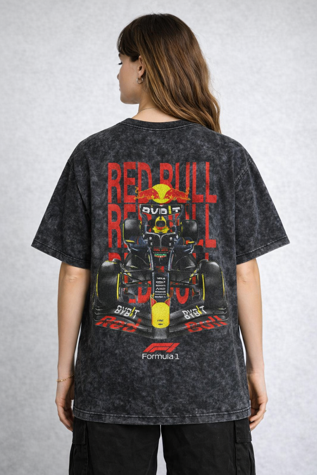Red Bull Oversized Acid Wash