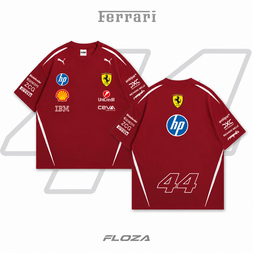 Ferrari F1 Tee — Maroon