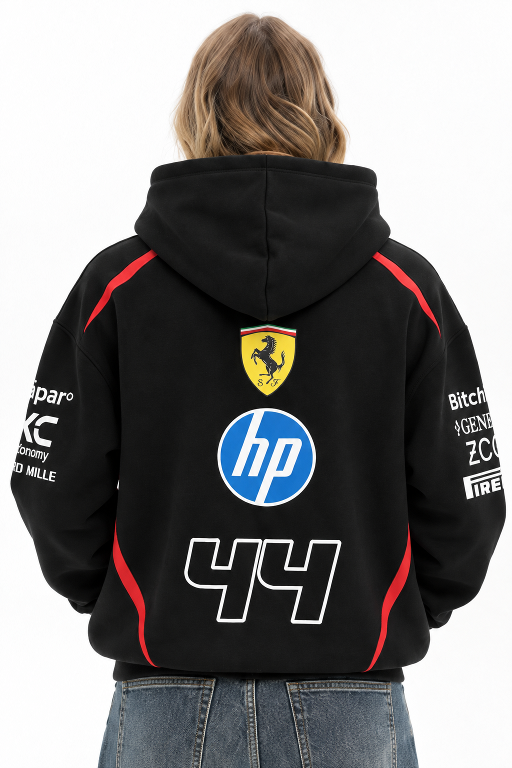 Black Ferrai Hoodie