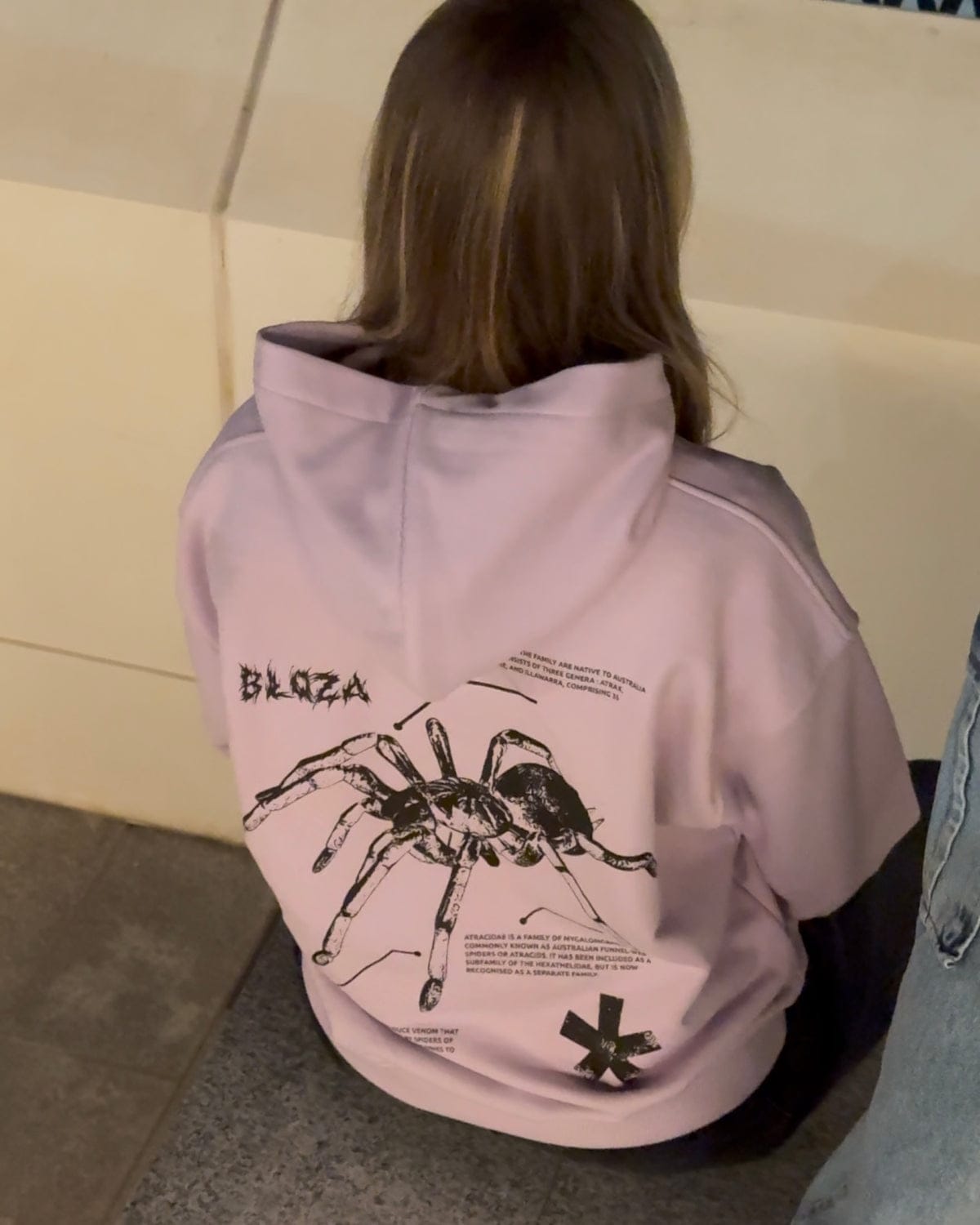 Pink Spider Hoodie