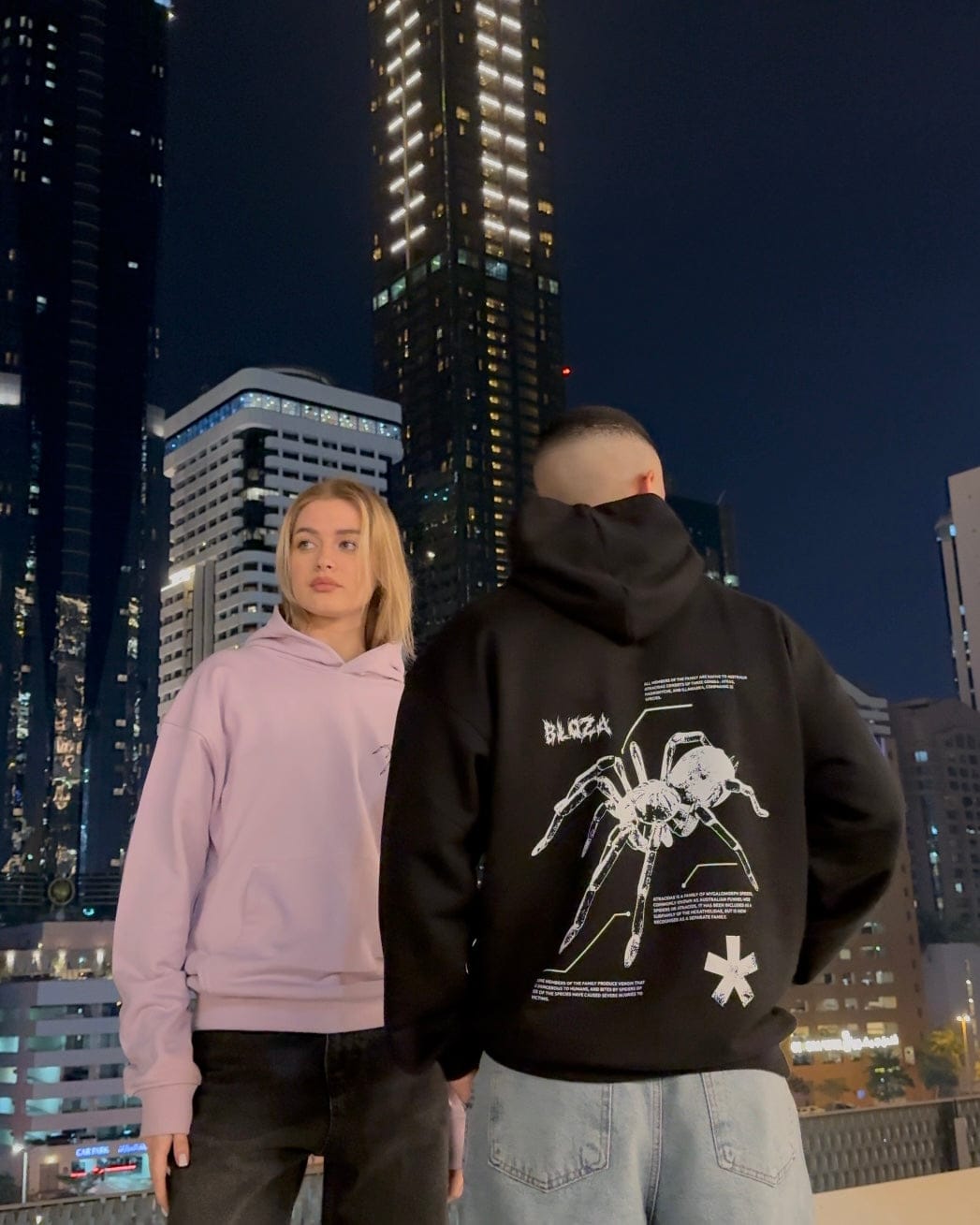Pink Spider Hoodie