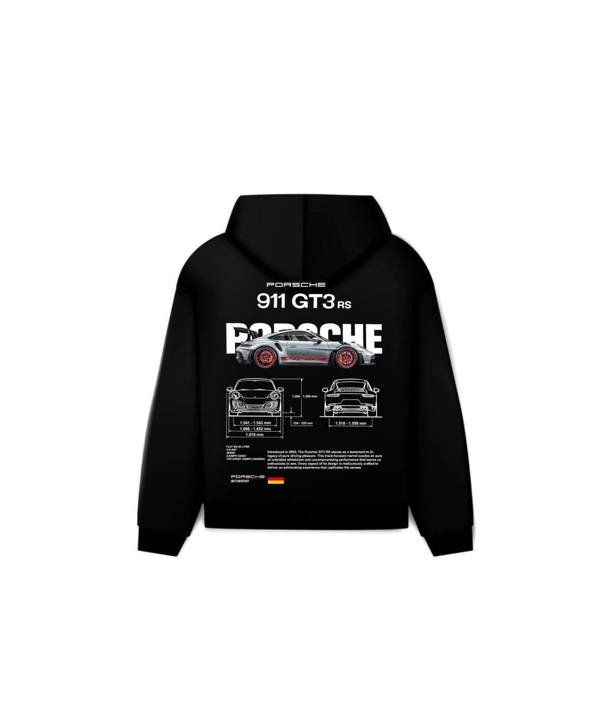 Black Porshe Hoodie