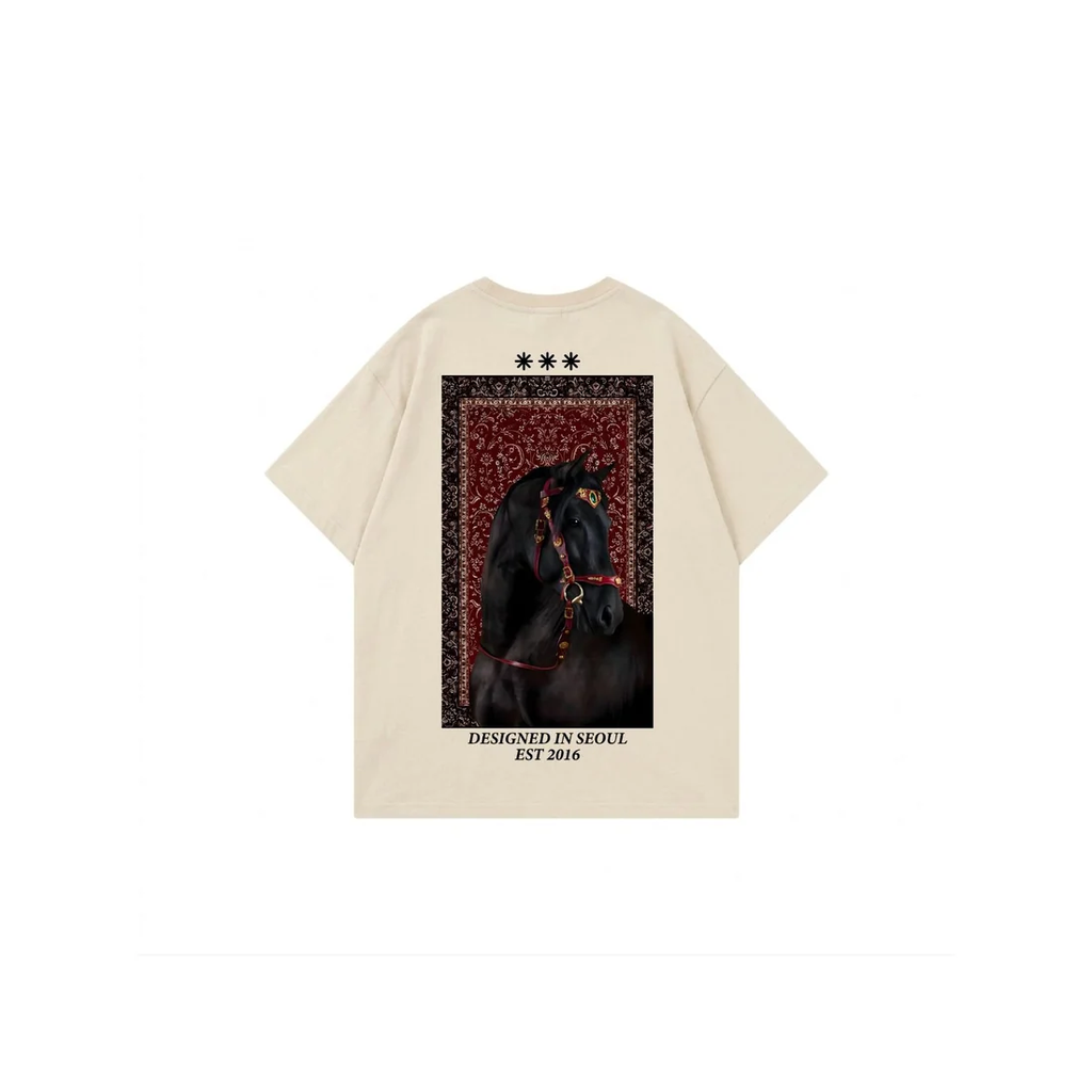 Beige Bronco Tee