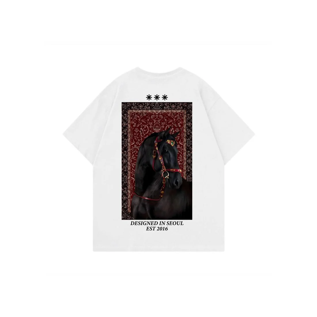 White Bronco Tee