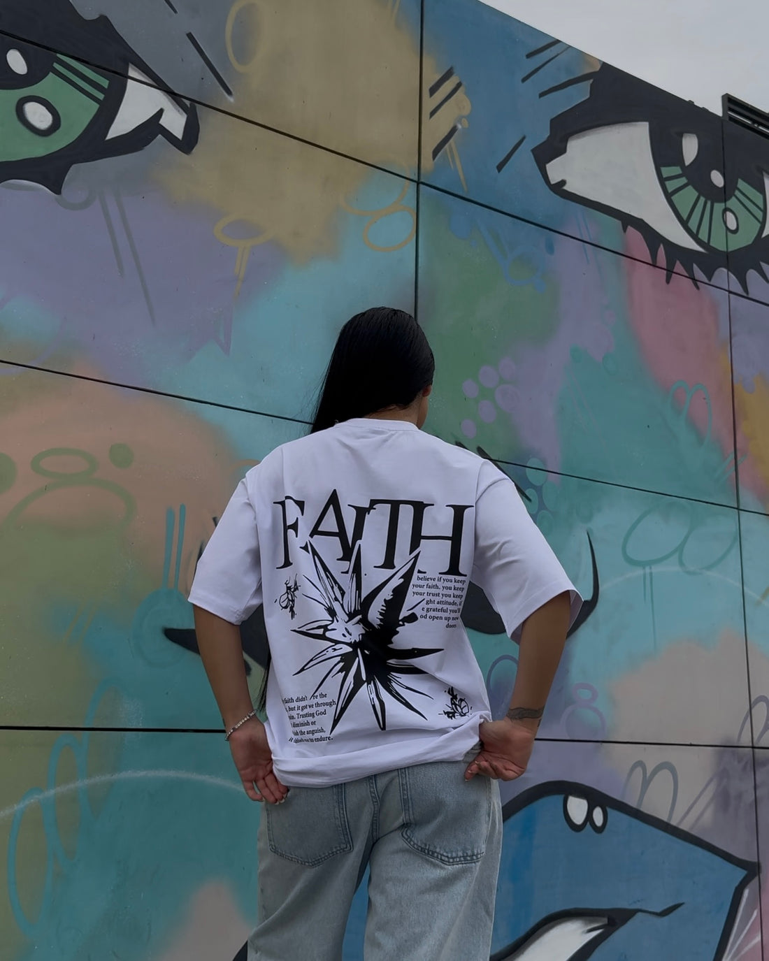 White Faith Tee