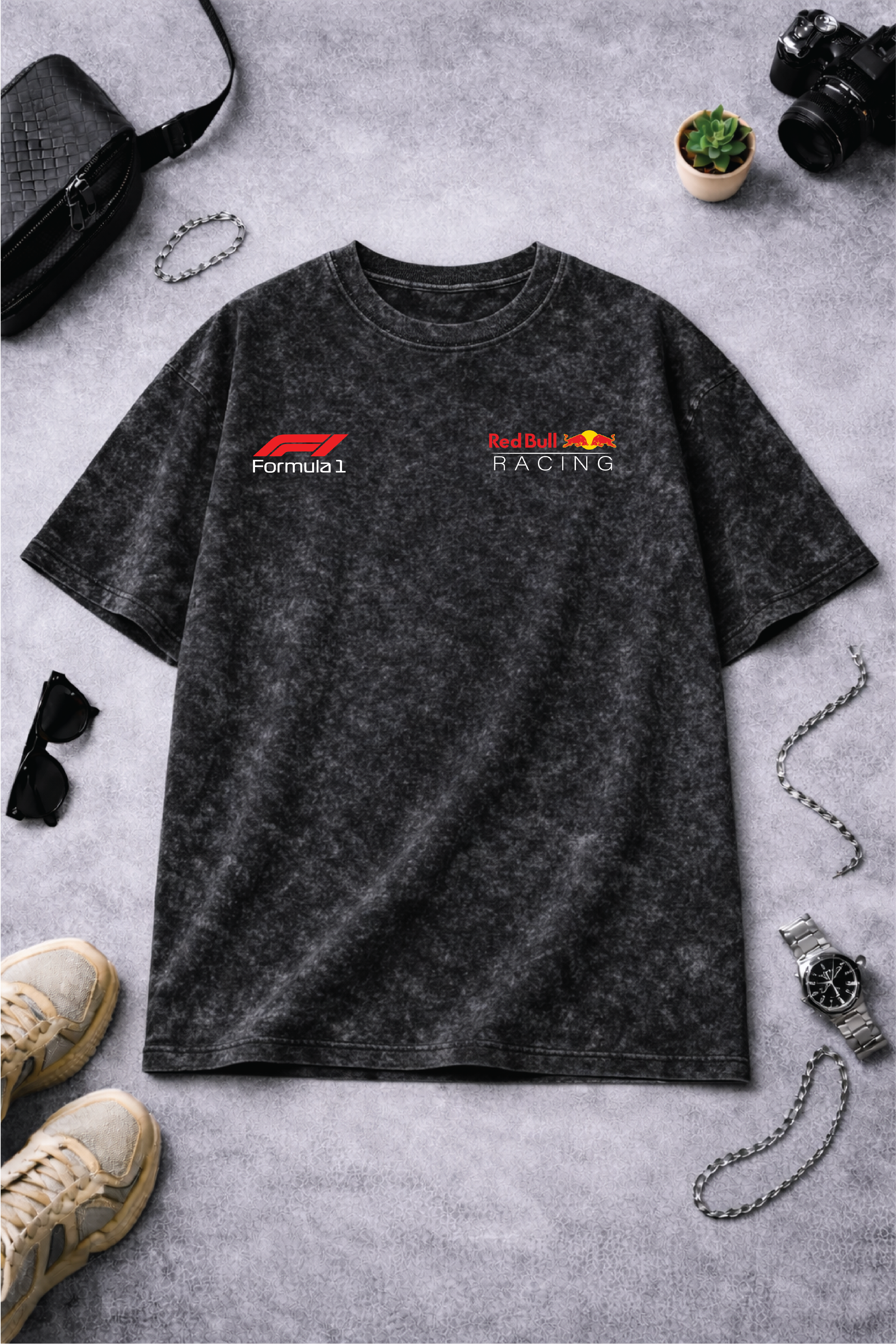Red Bull Oversized Acid Wash