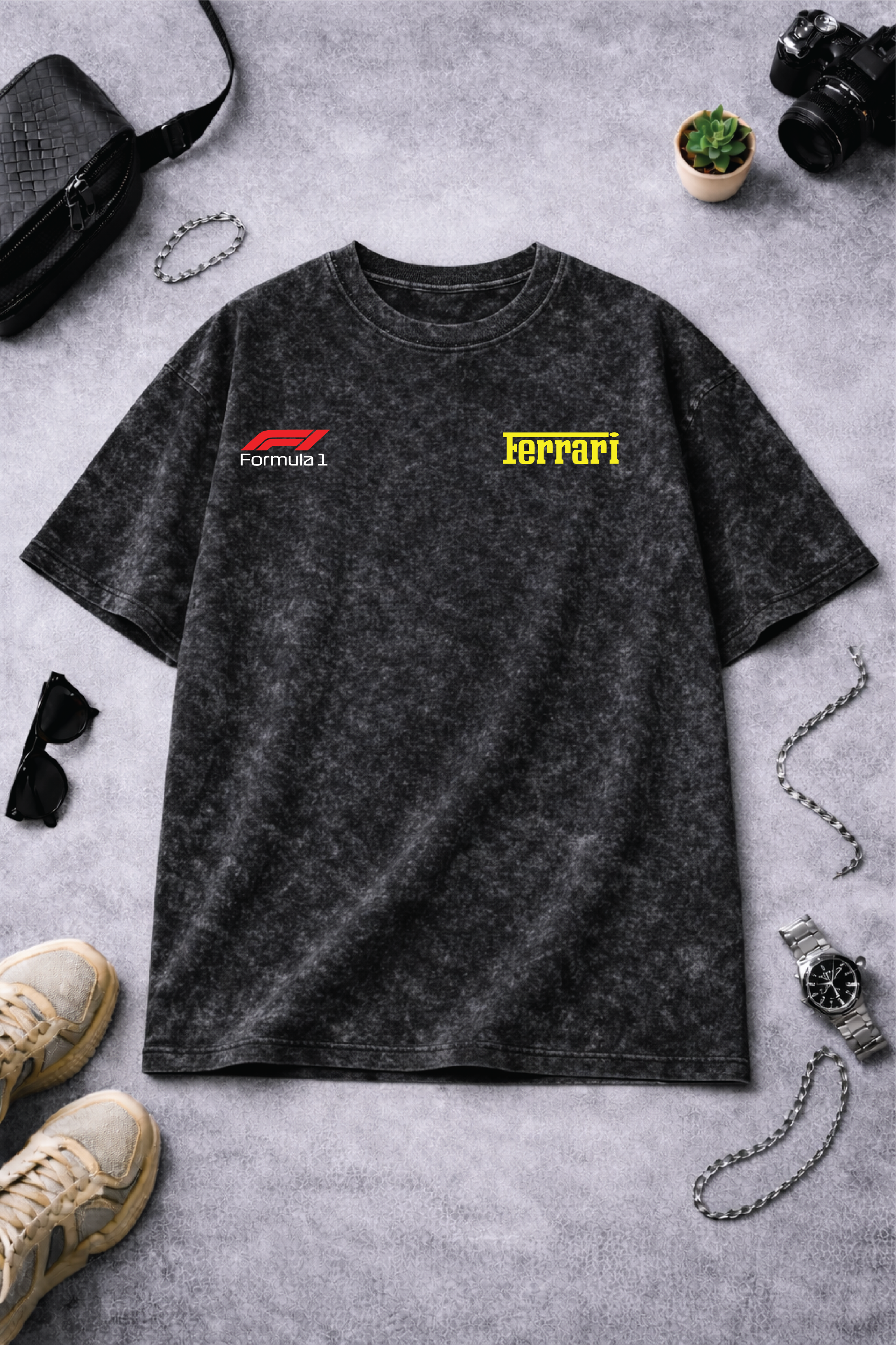 Ferrari Oversized Acid Wash
