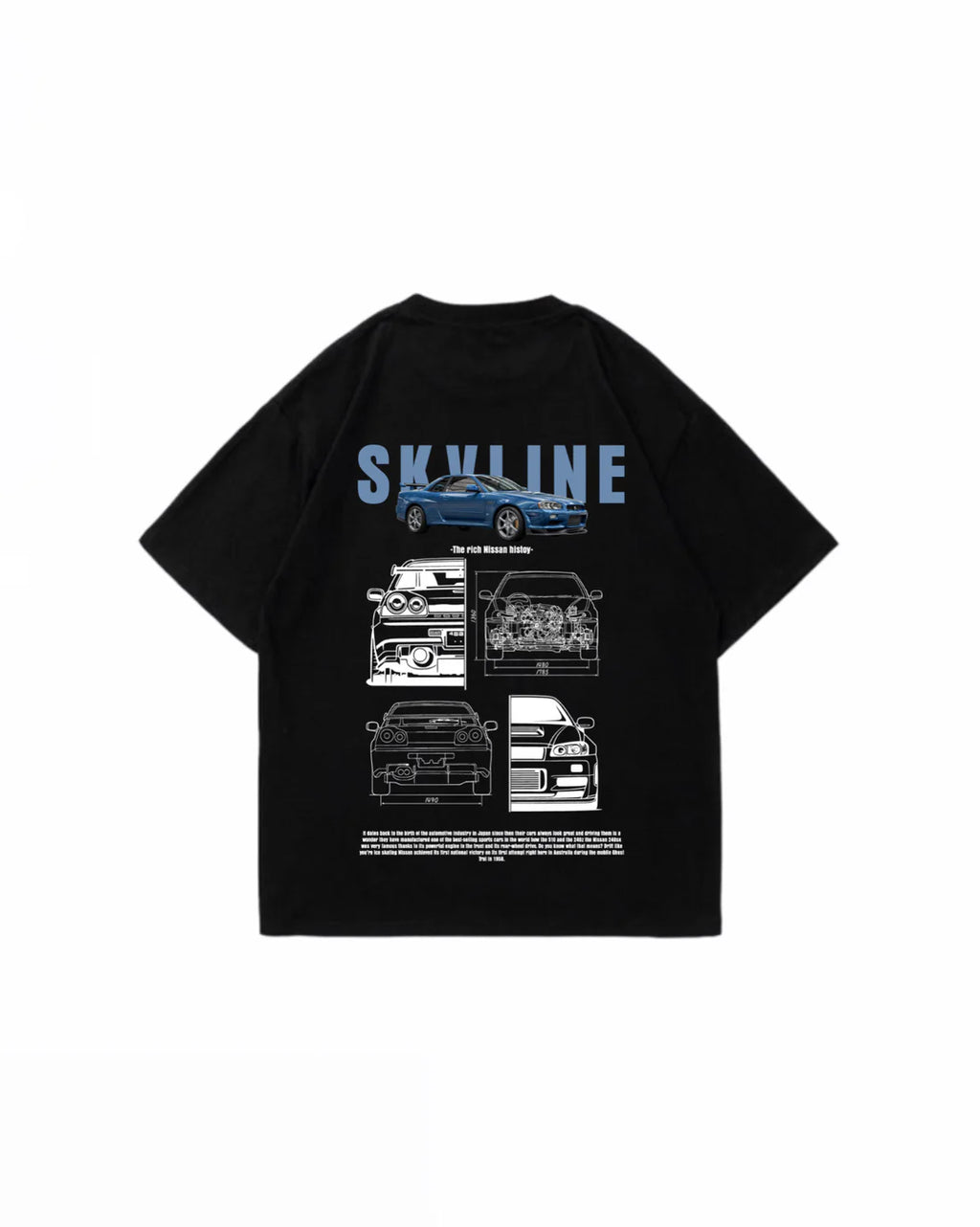 Black Skyline Tee