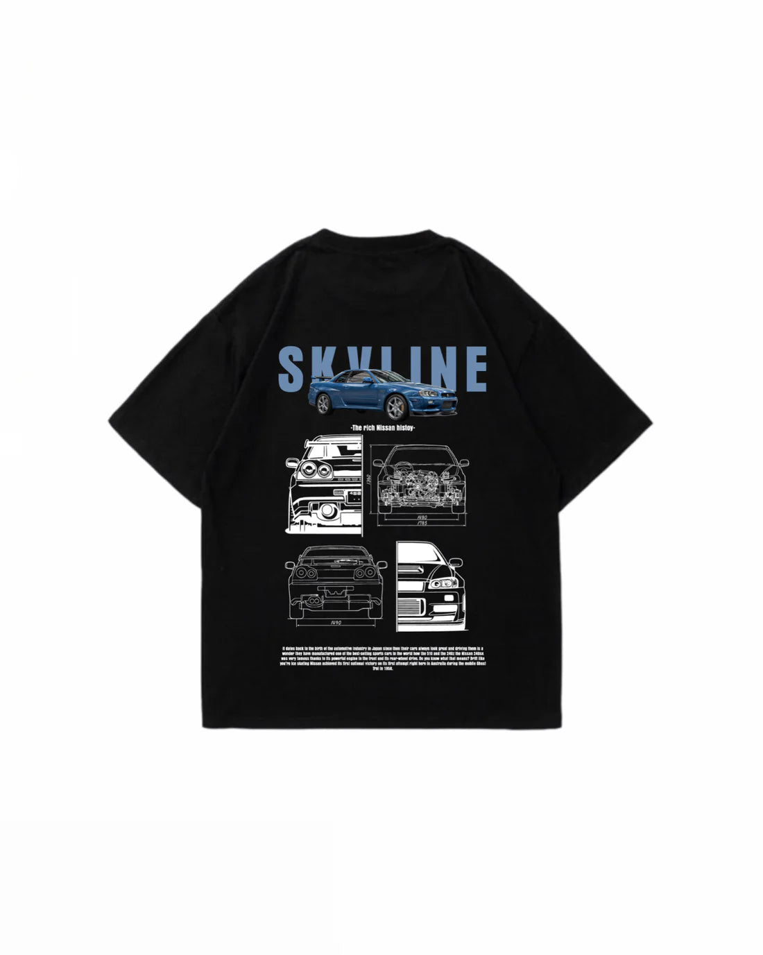 Black Skyline Tee