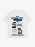 White Skyline tee