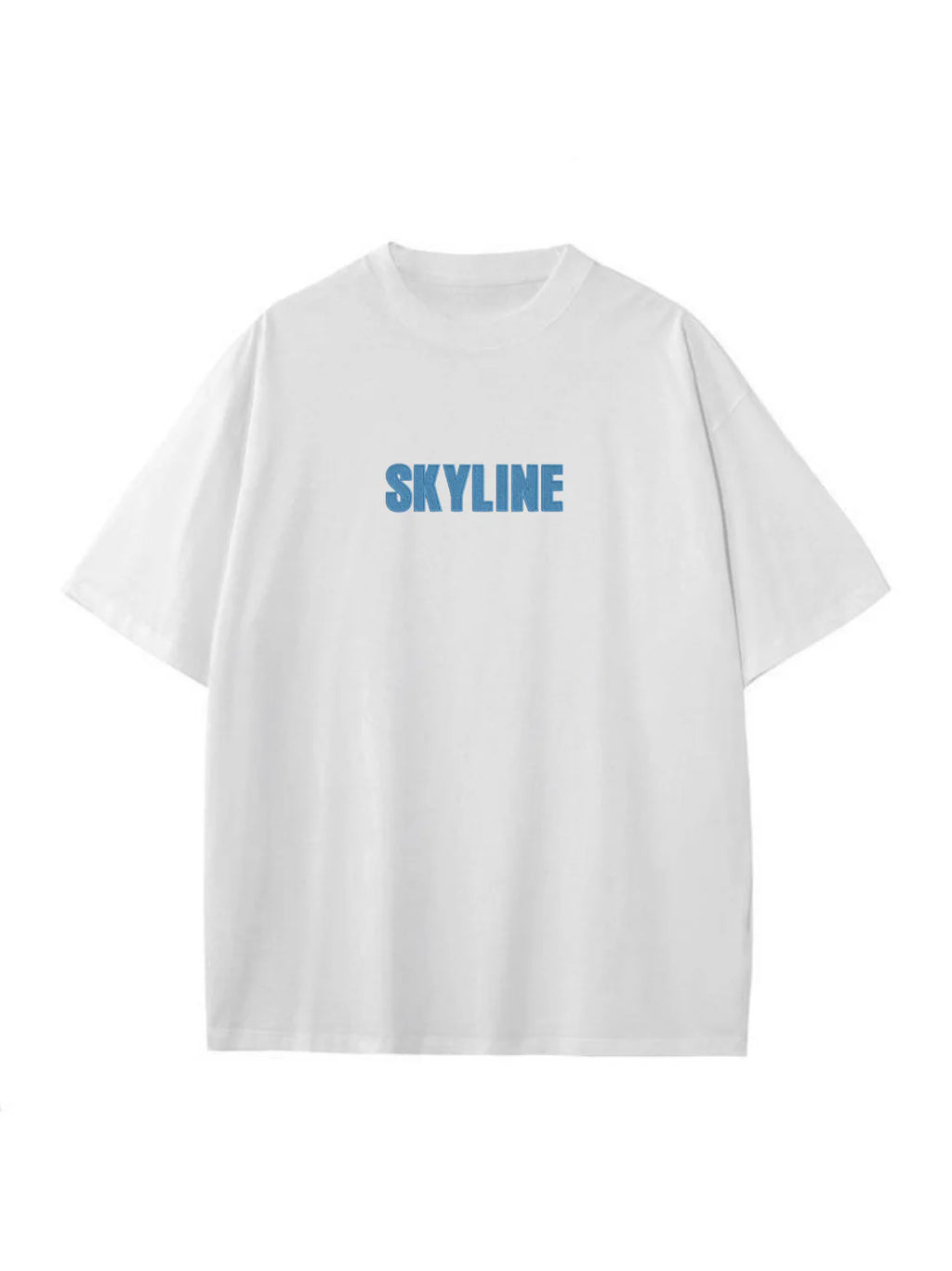 White Skyline tee