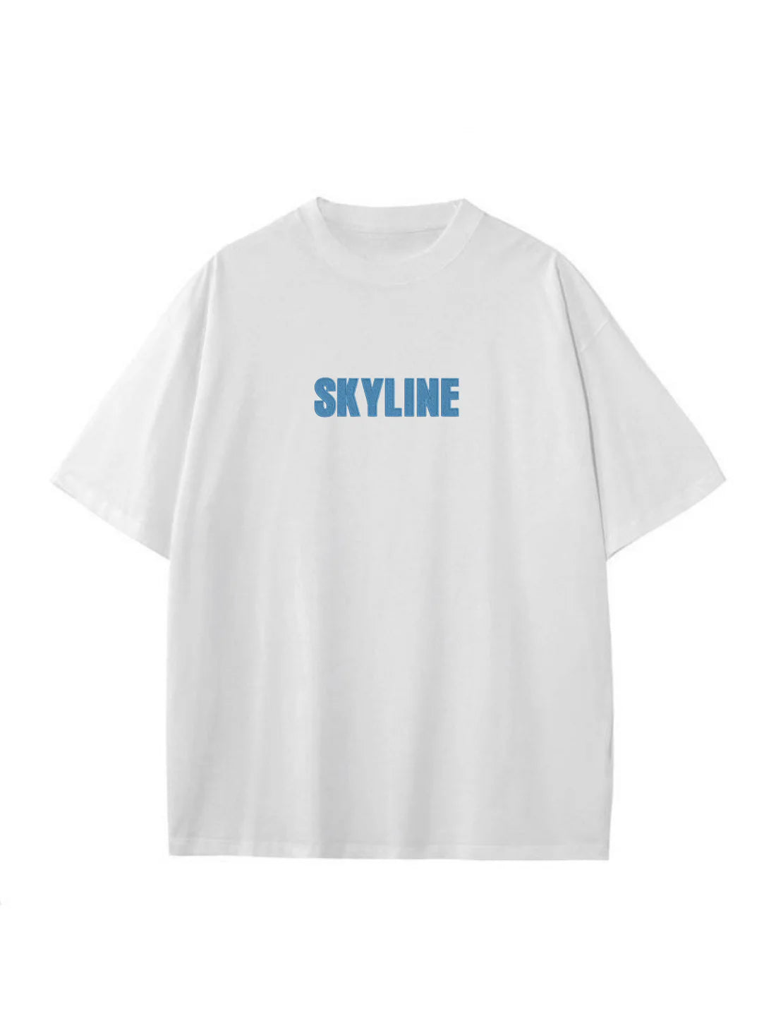 White Skyline tee