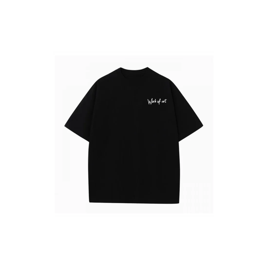 Work Of Art Tee Black
